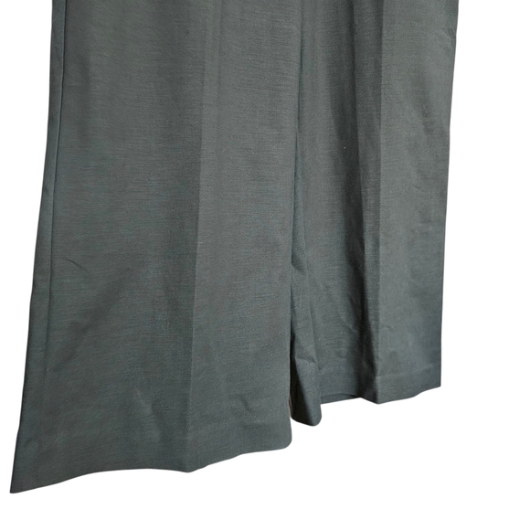 Loft Wide Leg Cropped Pants Olive Green size 8 NWT - Picture 3 of 8